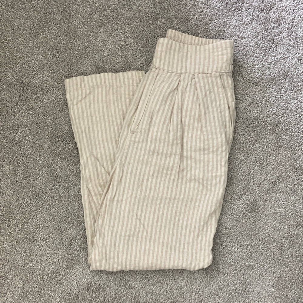 Urban Outfitters Linen Blend Trousers